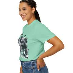 UFO Meets Cowboy Unisex Garment Shirt -Dyed  T Shirt