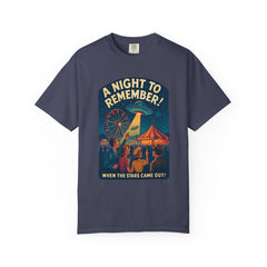 A Night to Remember! Vintage Style Unisex T-Shirt, Retro Graphic Tee, Fun Carnival Shirt, Summer Festival Top, Unique Gift