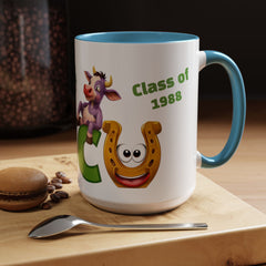 Russell Sage College Mascot Characters 11oz or 15 oz Ceramic Mug - Personalize your mug with your grad year by entering it in the notes field before you complete your purchase
