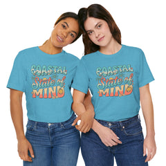Coastal State of Mind Tee — Retro Beach Graphic T-Shirt