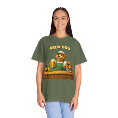 Golden Retriever Brewer Beer T-Shirt — Cute Brew-Dog Graphic Tee