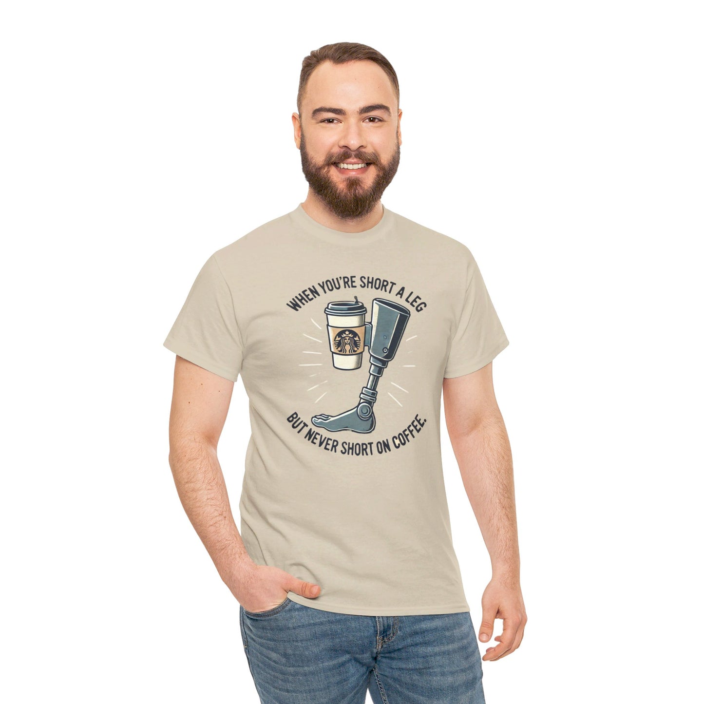 Aputee Coffee Humor - Unisex Heavy Cotton Tee