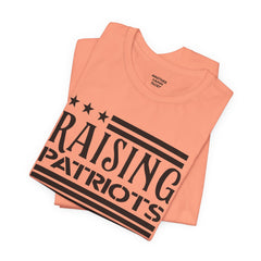 Raising Patriots Tee – Americana Stars & Stripes Family Pride T-Shirt