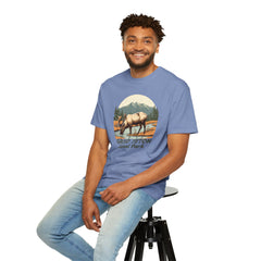 Grand Teton National Park Graphic, Comfort Colors Soft Relaxed Fit Unisex Garment-Dyed T-shirt