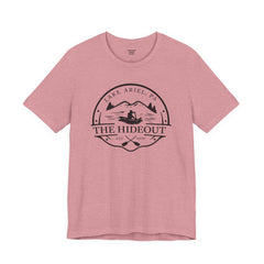The Hideout Lake Ariel Tee — Vintage Lakeside Cabin T-Shirt