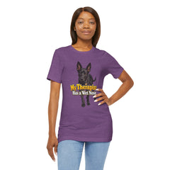 My Therapist Has A Wet Nose Personalized with your dog(s) image T-Shirt
