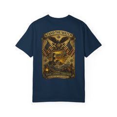 Stand the Watch Lighthouse Series T-Shirt — Patriotic Lighthouse Graphic Tee