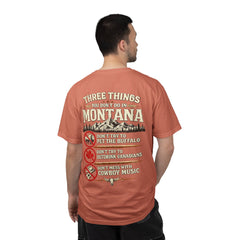 Montana Graphic T-Shirt — "Three Things You Don’t Do in Montana"