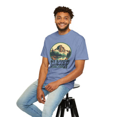 Glacier National Park Graphic, Comfort Colors Soft Relaxed Fit Unisex Garment-Dyed T-shirt