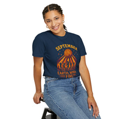 Earth, Wind & Fire Inspired Unisex T-Shirt, September Celebration Tee, Music Lover Gift, Vintage Style Top, Concert Shirt