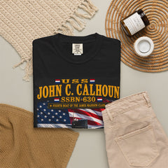 USS John C. Calhoun SSBN-630 Submarine Tribute T-Shirt — Forty One For Freedom Patriotic Tee