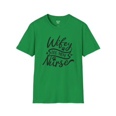 Nurse Humor - Unisex Softstyle T-Shirt | Nurse Awareness, Medical Apparel, Gift For Her, Dog Mom, Hospital Staff Gift, Registered Nurse