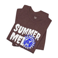Summer Meltdown Graphic Tee — "Summer Melt Down" Sun Design