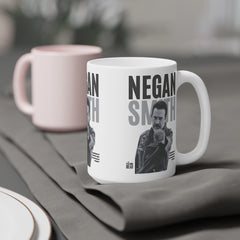 Negan Smith Walking Dead Ceramic Mug — TWD Three-Panel Fan Gift (11/15/20oz)