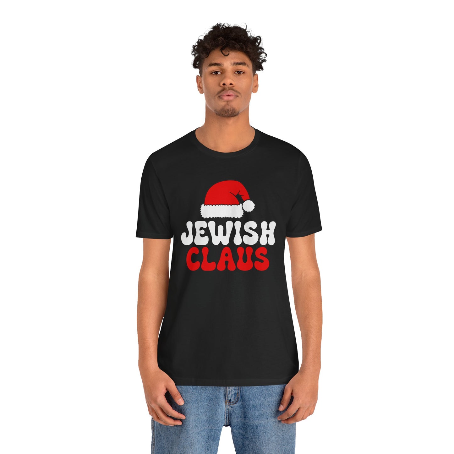 Santa Jewish Claus - Unisex Jersey Short Sleeve Tee