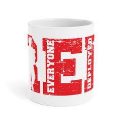 RED Friday / Patriotism / Army / Navy / Air Force / Marines / Space Force / Remember Everyone Deployed - Ceramic Mugs (11oz\15oz\20oz)