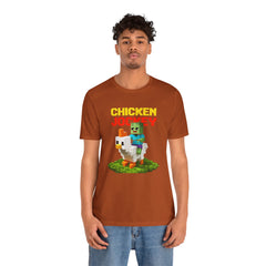 Video Game Chicken Jockey Tee - Unisex Short Sleeve T-Shirt