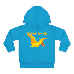 Flying high, dino-style! - Toddler Pullover Fleece Hoodie