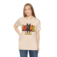 Personalized Love Your Dog T-Shirt — Designed with your dogs name and picture Graphic Tee