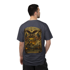 Stand the Watch Lighthouse Series T-Shirt — Patriotic Lighthouse Graphic Tee