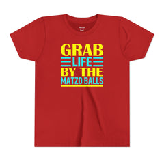 Funny Passover Matzo Balls Quote Youth Short Sleeve Tee