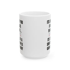 Funny Mahjong mug, funny mahjong gift, white ceramic mug, 11oz mug,15oz mug, gift for player, mahjong lover gift, Mahjong enthusiast present