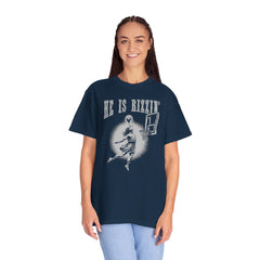 He Is Rizzin' Vintage Playing Basketball Shirt  -  Unisex T Shirt