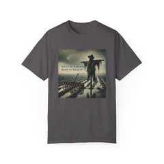 Graphic Garment-Dyed T-shirt - Rain On The Scarecrow, Blood On The Plow