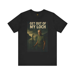Get Out Of My Loch Nostalgic Graphic Tee. Clint Eastwood Satire Tee