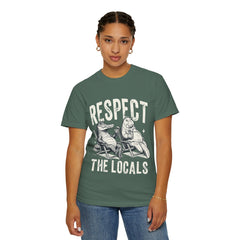 Alligator and Manatee Respect the Locals T-Shirt — Vintage Beach Vibes Graphic Tee
