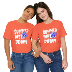 Summer Meltdown Graphic Tee — "Summer Melt Down" Sun Design