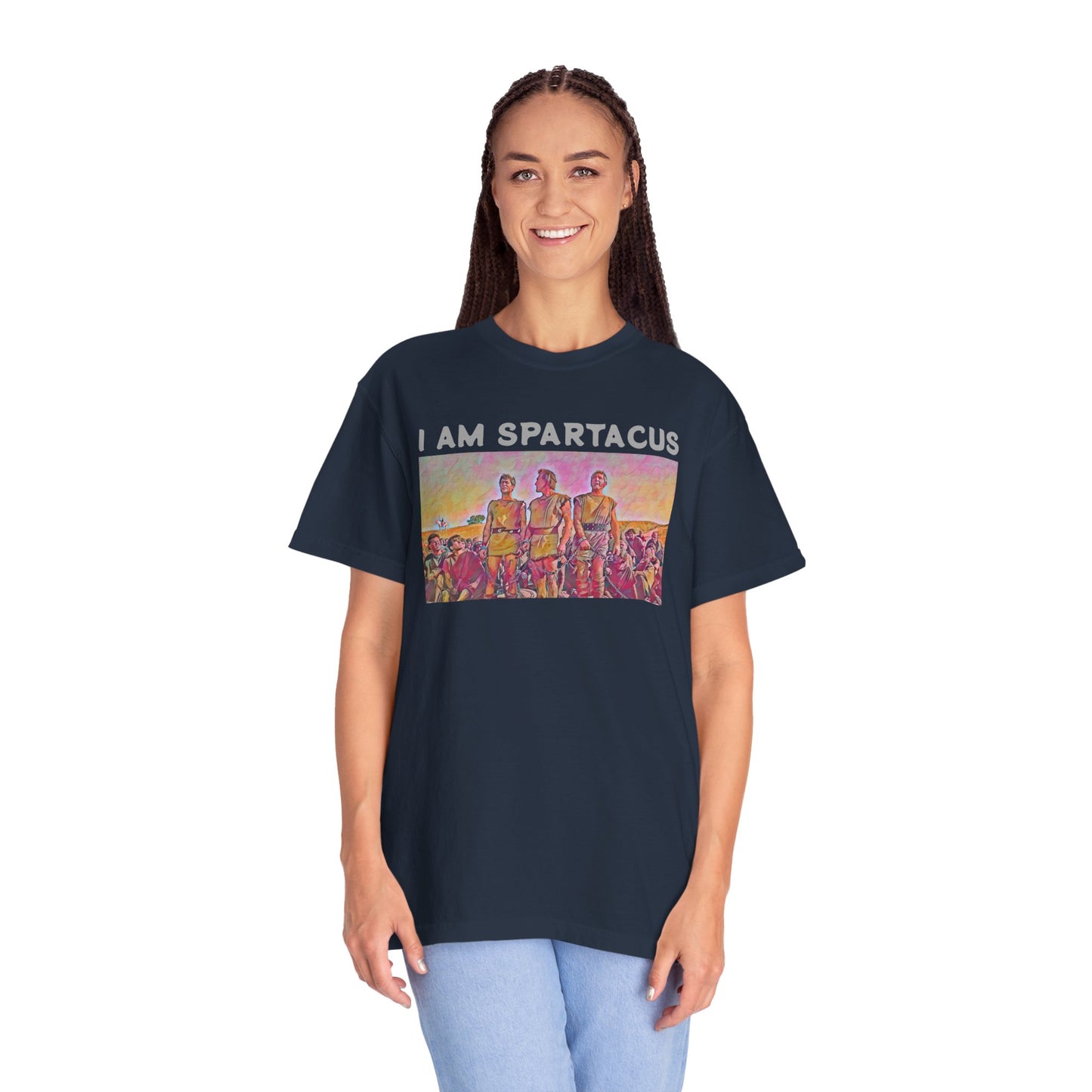 I AM SPARTACUS - Graphic Unisex Garment-Dyed T-shirt