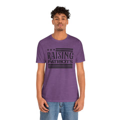 Raising Patriots Tee – Americana Stars & Stripes Family Pride T-Shirt