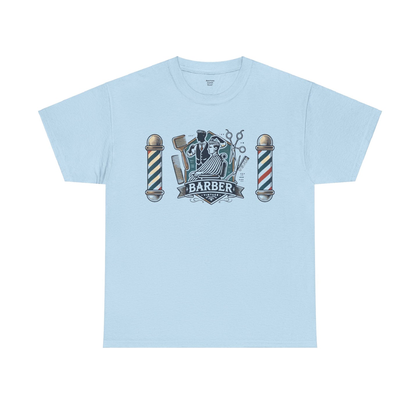 Vintage Barber - Graphic Unisex Heavy Cotton Tee