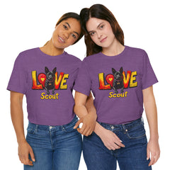 Personalized Love Your Dog T-Shirt — Designed with your dogs name and picture Graphic Tee