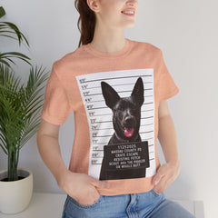 K9 Mugshot Personalized with your Dog T-Shirt