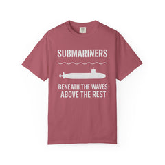 Submariners T‑Shirt — “Beneath the Waves Above the Rest” Navy Crew Tee