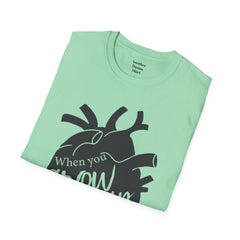 THE BREAKFAST CLUB "When You Grow Up, Your Heart Dies." - Allison Reynolds The Basketcase Unisex Softstyle T Shirt