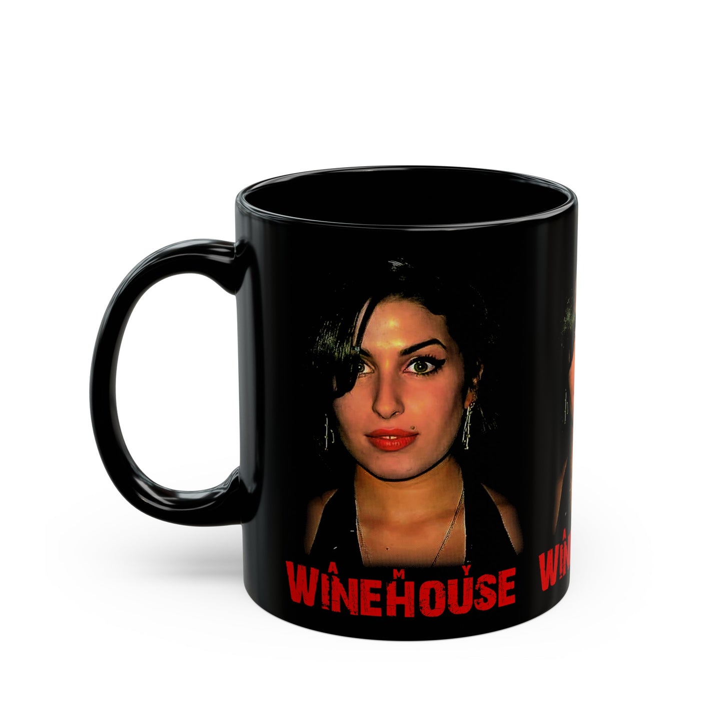 Gone Too Soon, Amy Winehouse, 3 Graphics Black Mug (11oz, 15oz)