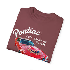 Retro Pontiac 1974 Trans Am SD-455 Unisex Comfort Colors Garment Dyed T-Shirt