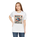 Made In America Cowboy Hat Graphic, Unisex Jersey Short Sleeve Tee