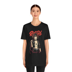Punk Rock Riot Girl - Unisex Jersey Short Sleeve Tee