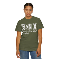 Raised on Hose Water and Neglect — Retro Graphic T-Shirt (Vintage Gift for Gen X)