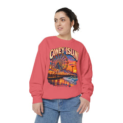 Brooklyn's Coney Island Sunset Sweatshirt - Comfort Colors Soft