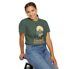 Yosemite National Park Graphic, Comfort Colors Soft Relaxed Fit Unisex Garment-Dyed T-shirt