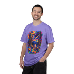 Mystical Psychedelic Moonlit Forest T-Shirt
