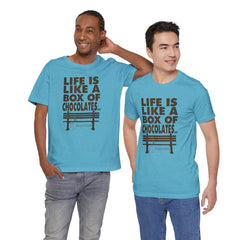 Inspirational Quote T-Shirt - Life is Like a Box of Chocolates