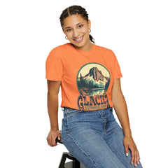 Glacier National Park Graphic, Comfort Colors Soft Relaxed Fit Unisex Garment-Dyed T-shirt