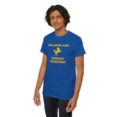 CHC Elementary School WELLNESS and WORKOUT WEDNESDAY - Unisex Heavy Cotton T-Shirt