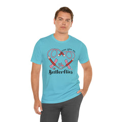 Phlebotomist Heart Butterflies Tee